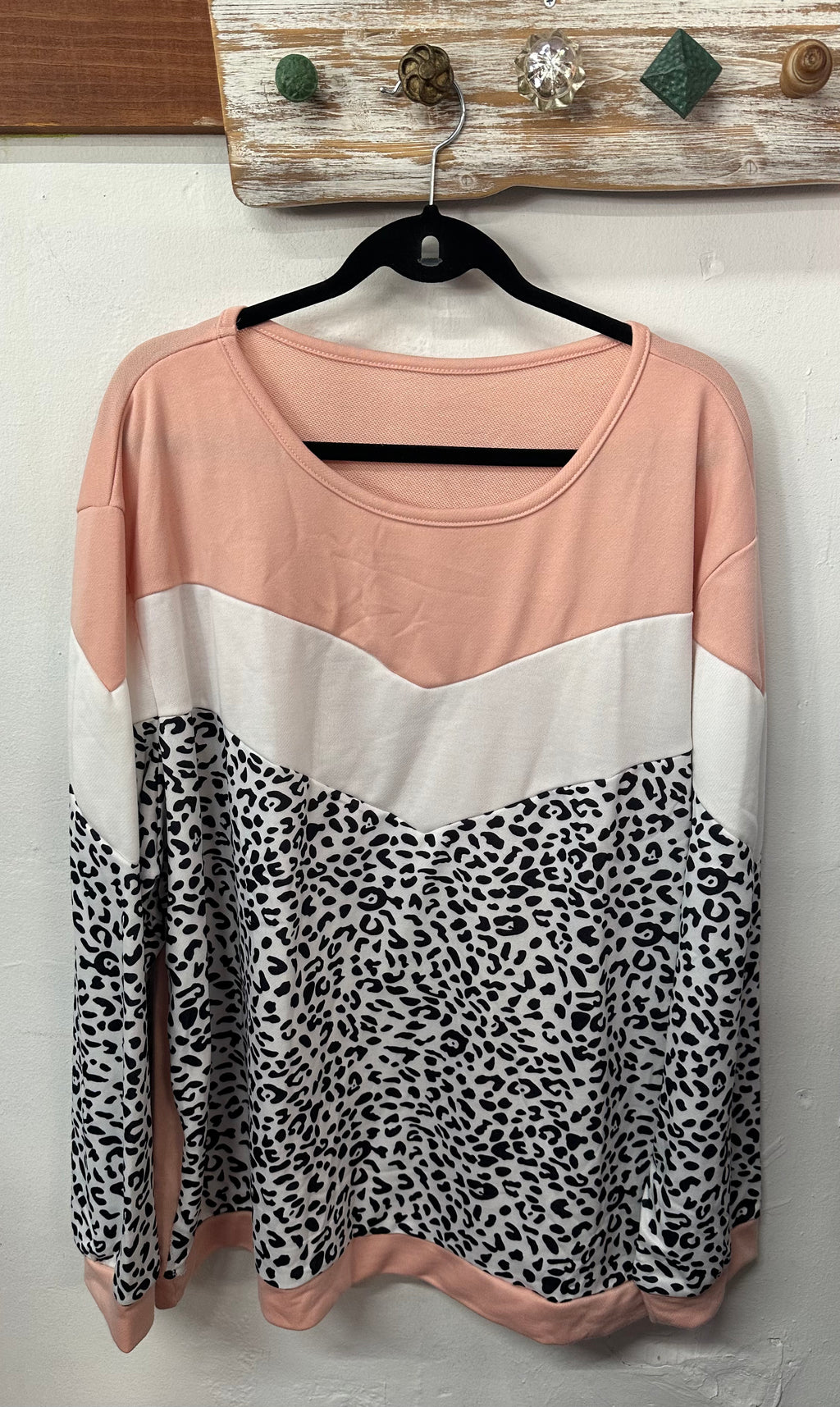 Blush Leopard Sweatshirt