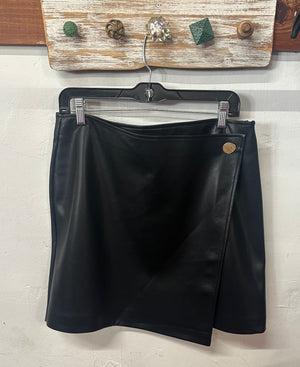 Black Leather Skirt