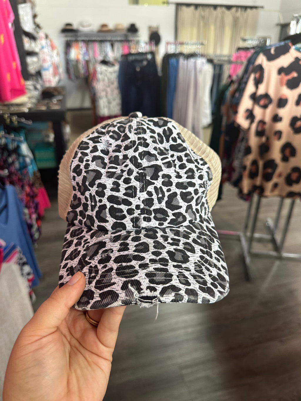 Snow Leopard Hat