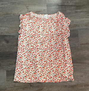 Plus Ruffle Floral Top