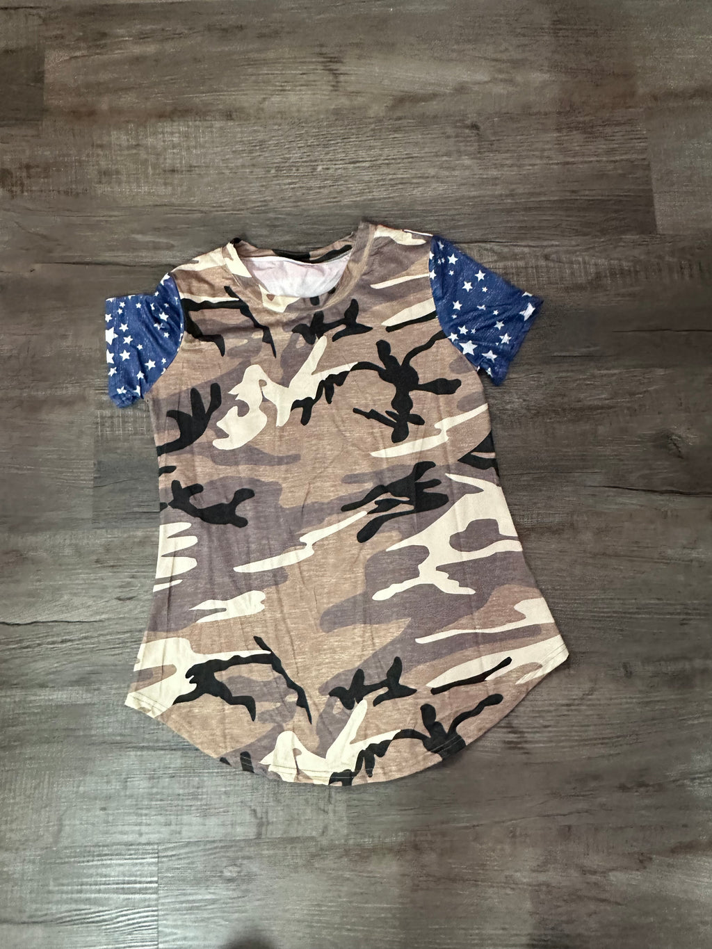 Camo Patriotic Tee