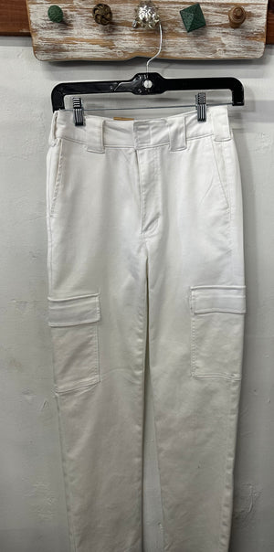 White Cargo Pants