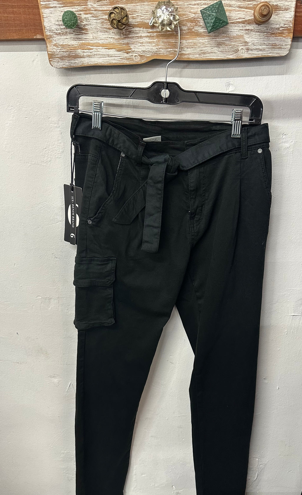 6 Black Denim