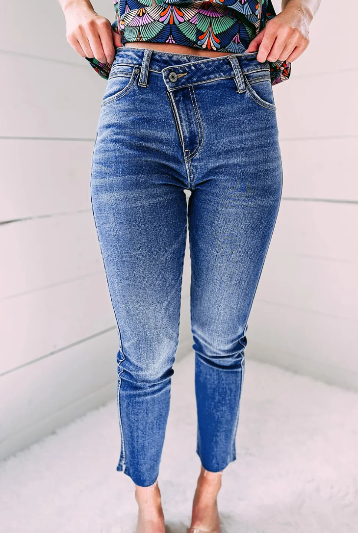 Crossover Denim Jeans