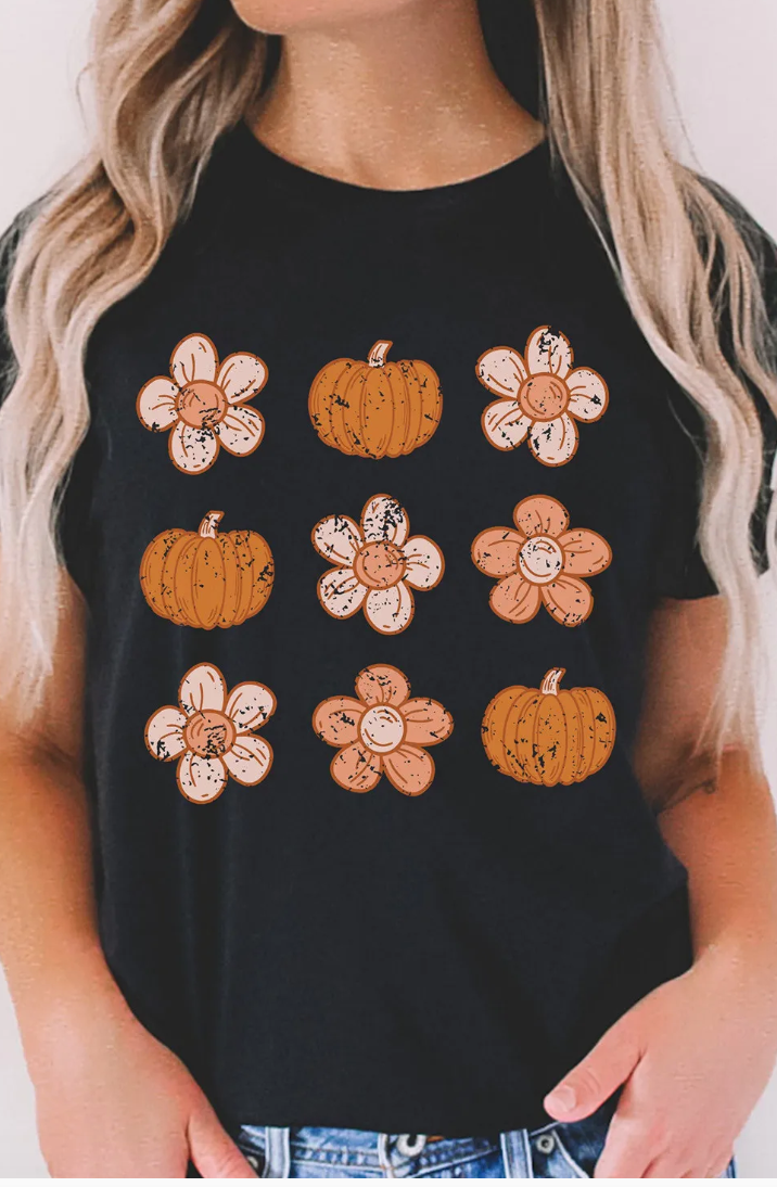 Pumpkin Flower Tee