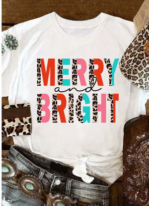 White Merry Tee