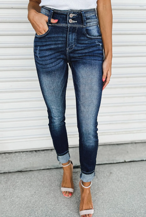 Blue Vintage Wash Jeans