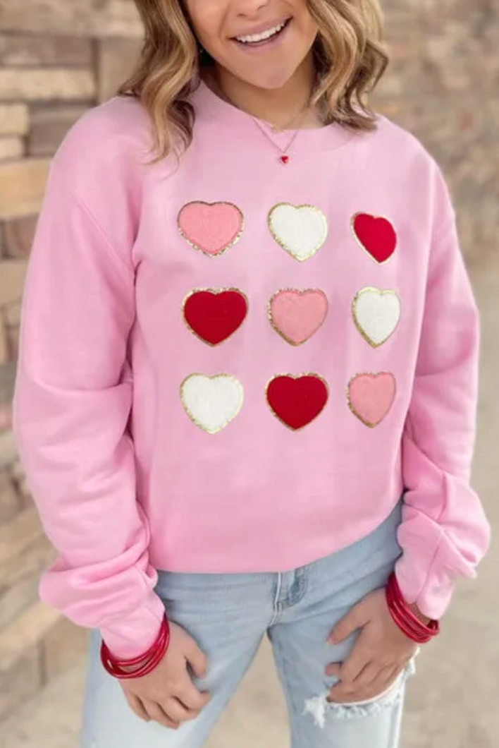 Heart Patch Sweatshirt