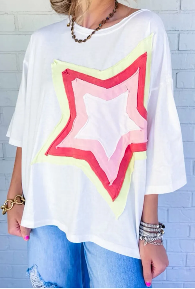 Star Stitched Top