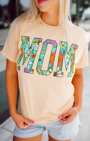 Floral Mom Tee