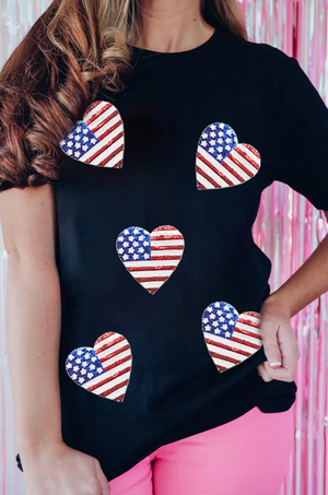 Flag Heart Tee