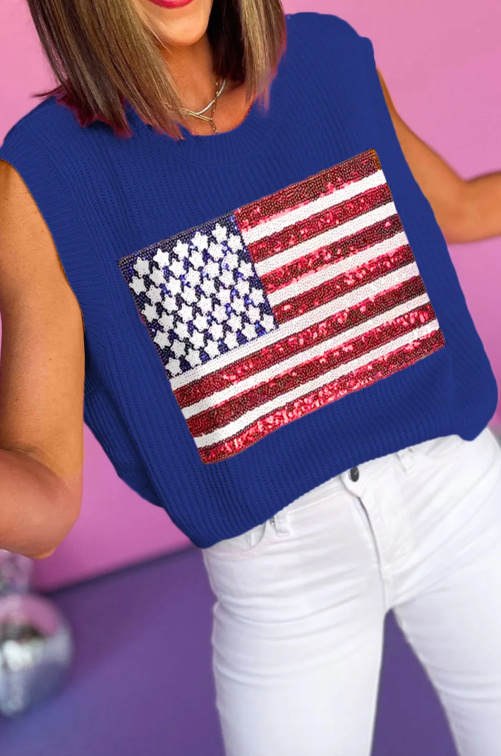 Flag Crop tank