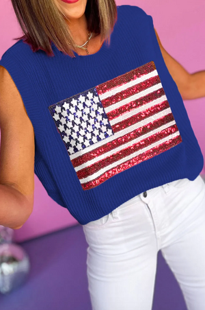 Flag Crop tank