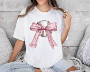 Pink Bow Ball Tee