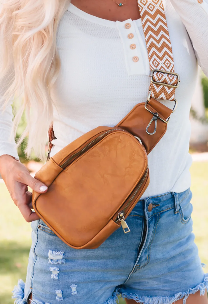 Brown Sling Bag