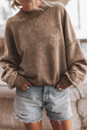 Mock Neck Sweatshirt