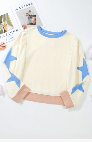 Star Stitched Sweater