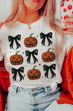 Pumpkin Bow Tee