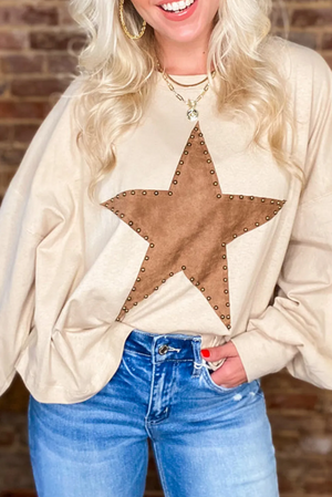 Studded Star Top