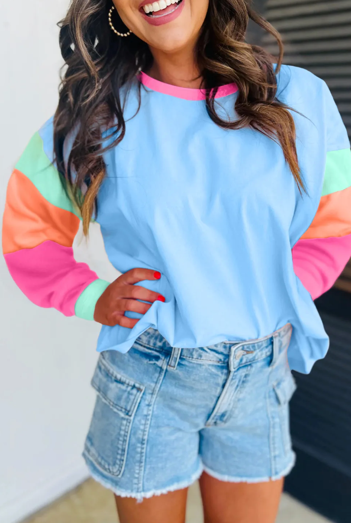 Colorblock Pullover