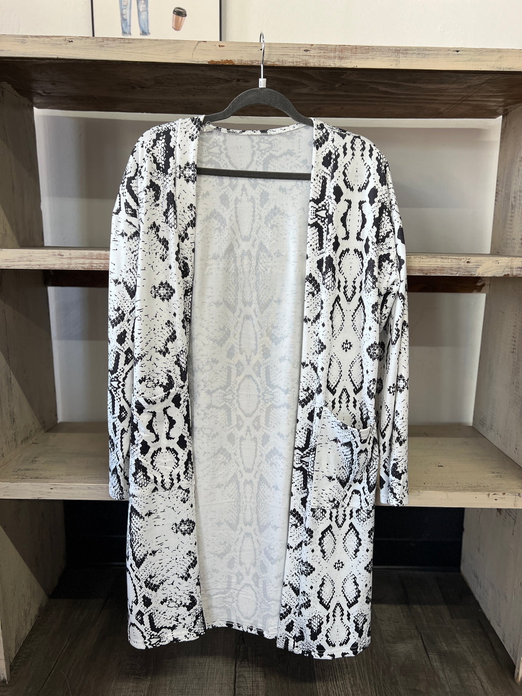 White Snake Cardigan