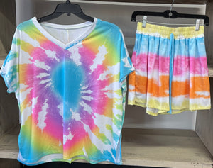 Circle Tie-Dye Lounge Set