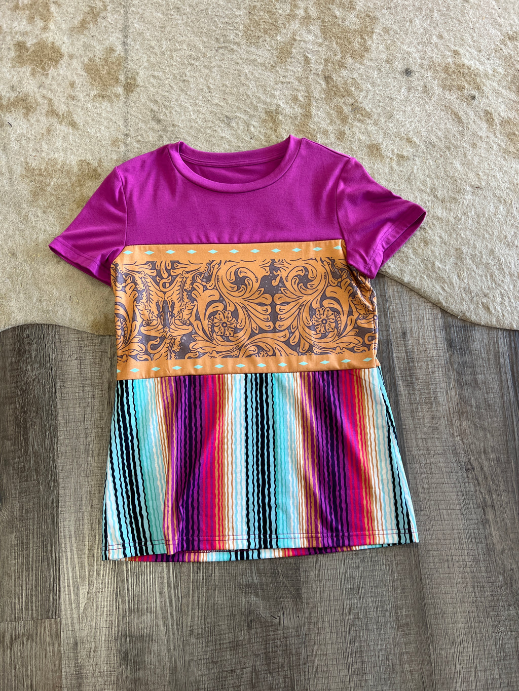 Purple Aztec Tee