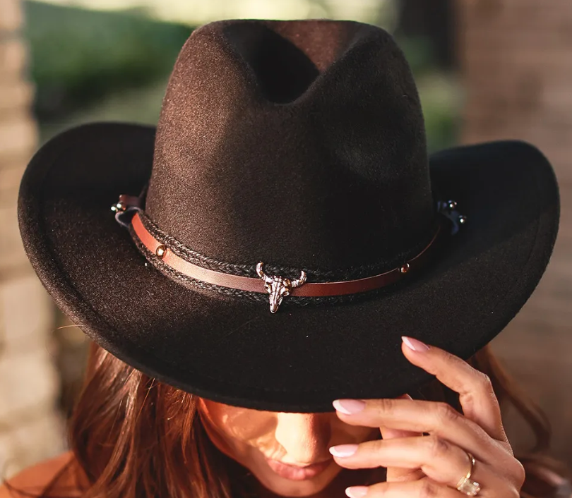 Black Western Hat